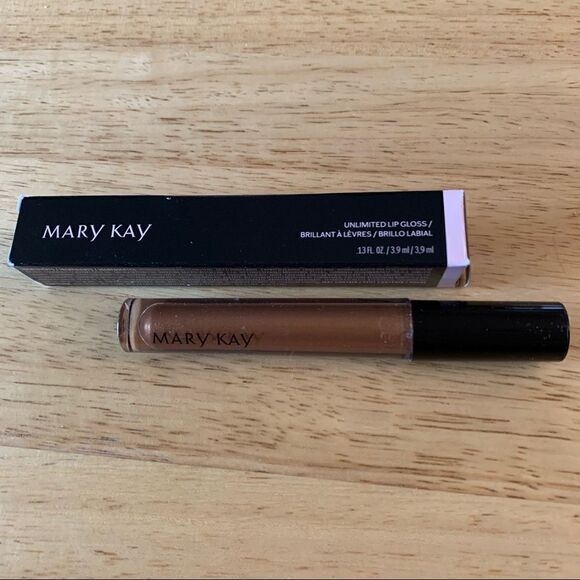 NWT Mary Kay Copper Aura Unlimited Lip Gloss New in Box .13 oz - Picture 1 of 4